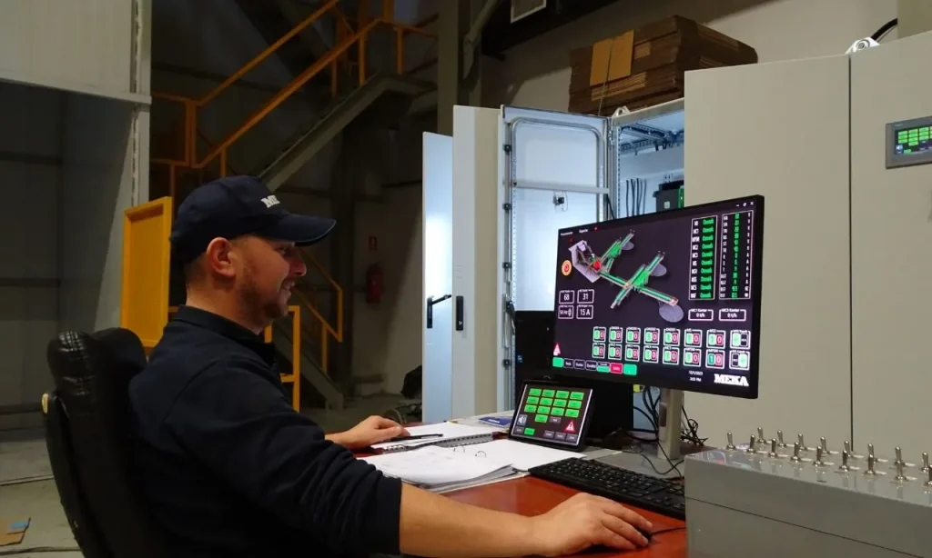 concrete batching plant automation system